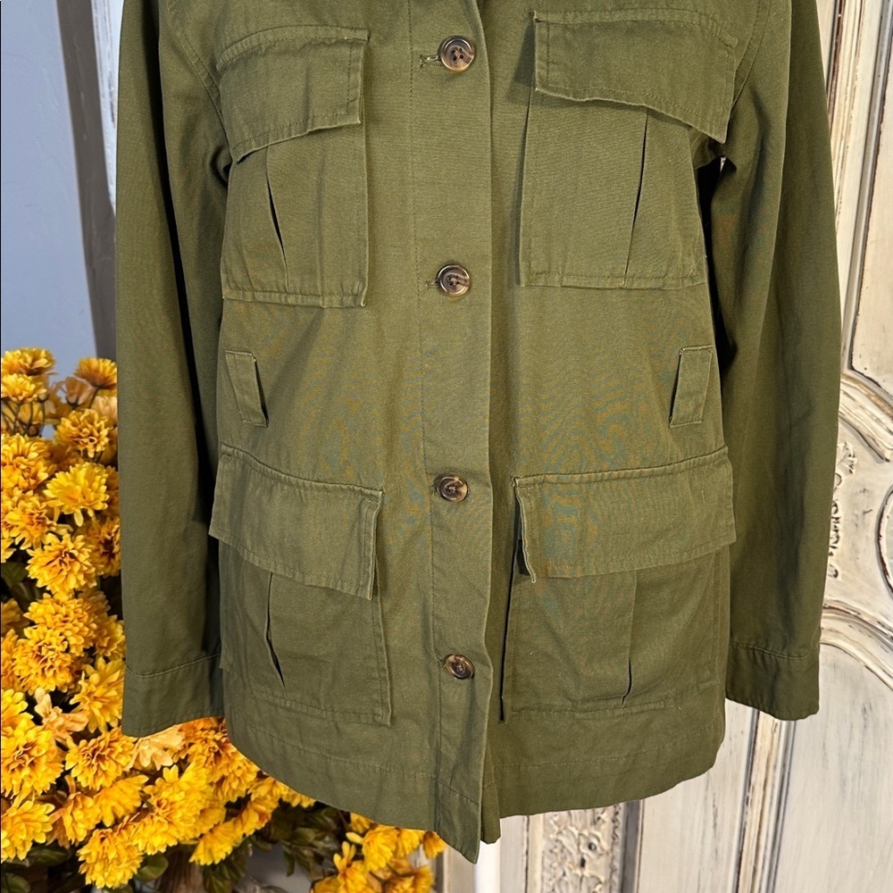 A New Day Khaki Green Utility Jacket - Picture 3 of 9